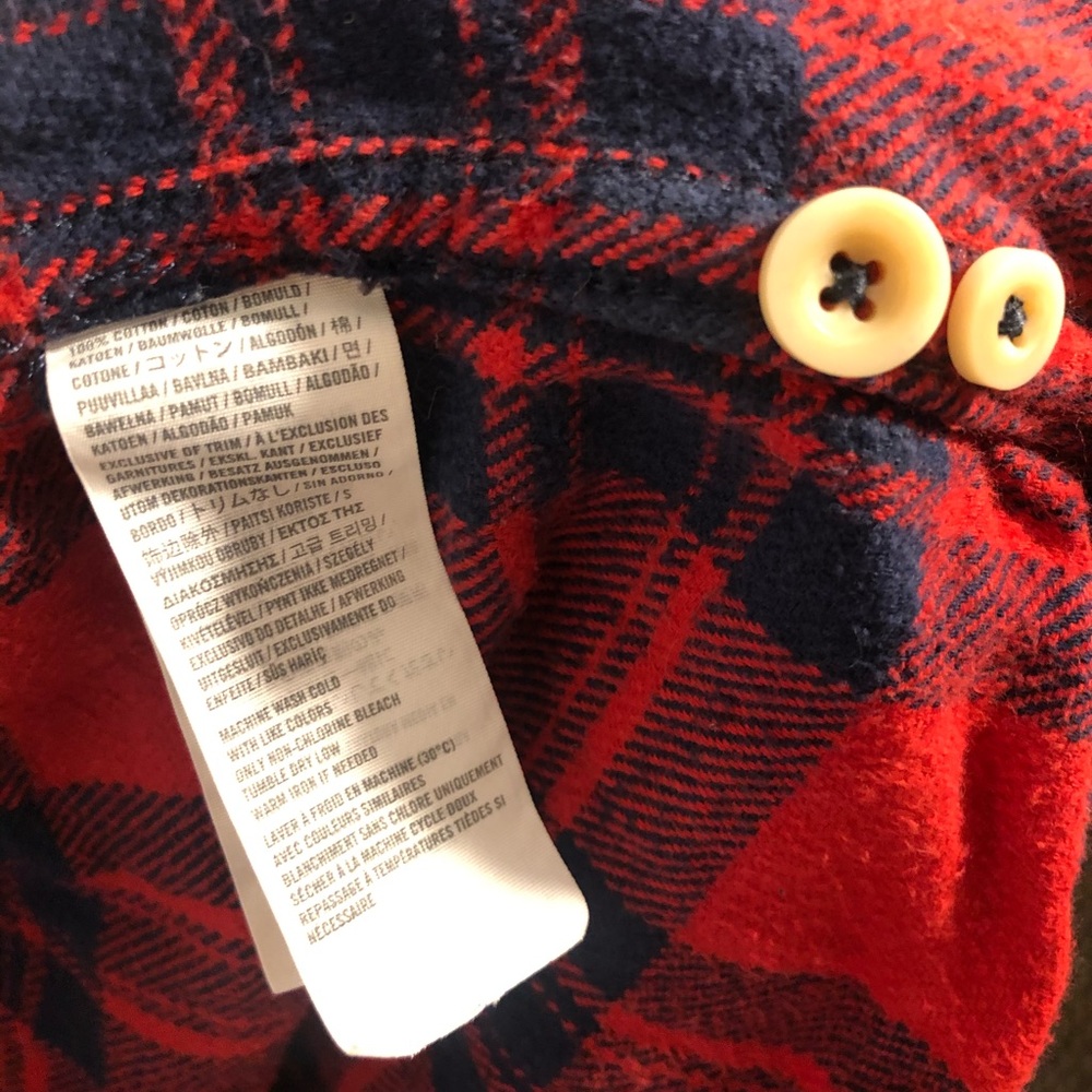 Abercrombie & Fitch thick flannel - Picture 5 of 8
